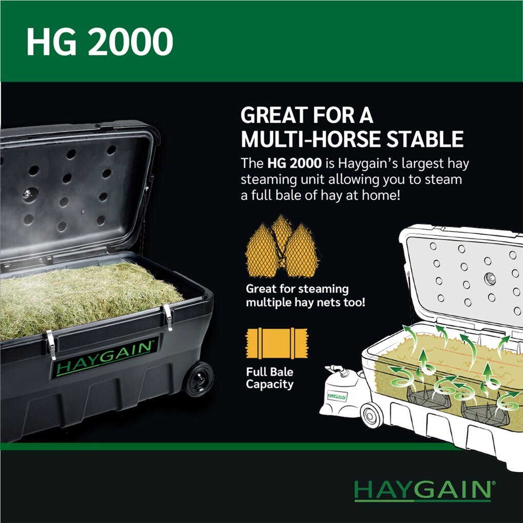 HayGain HG-2000 - Full Bale Hay Steamer